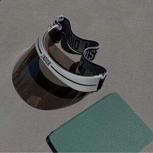 Dior White and Black Visor